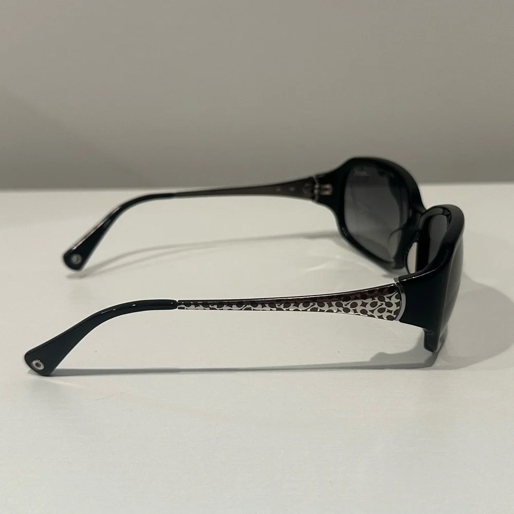 Coach Harriet (S8006h Black Sunglasses with Original Case - Picture 5 of 6